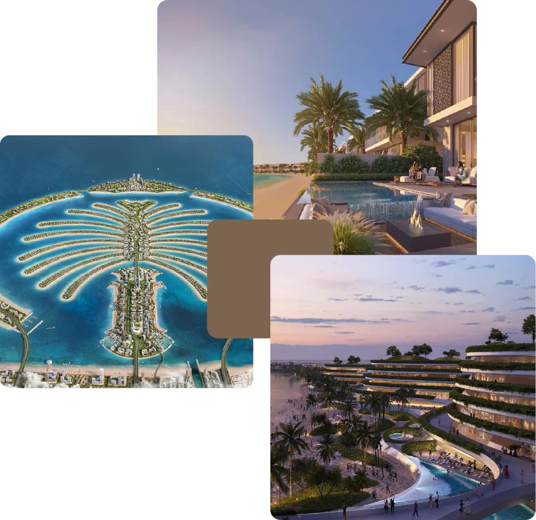 Palm island views and luxury beachfront retreats