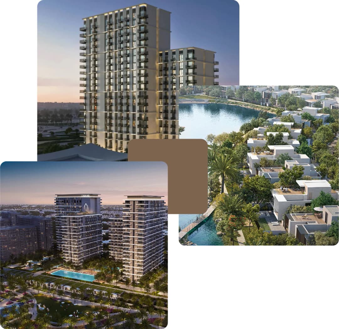 Modern apartments with scenic lake views