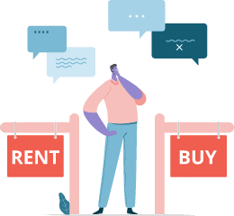 rent and buy