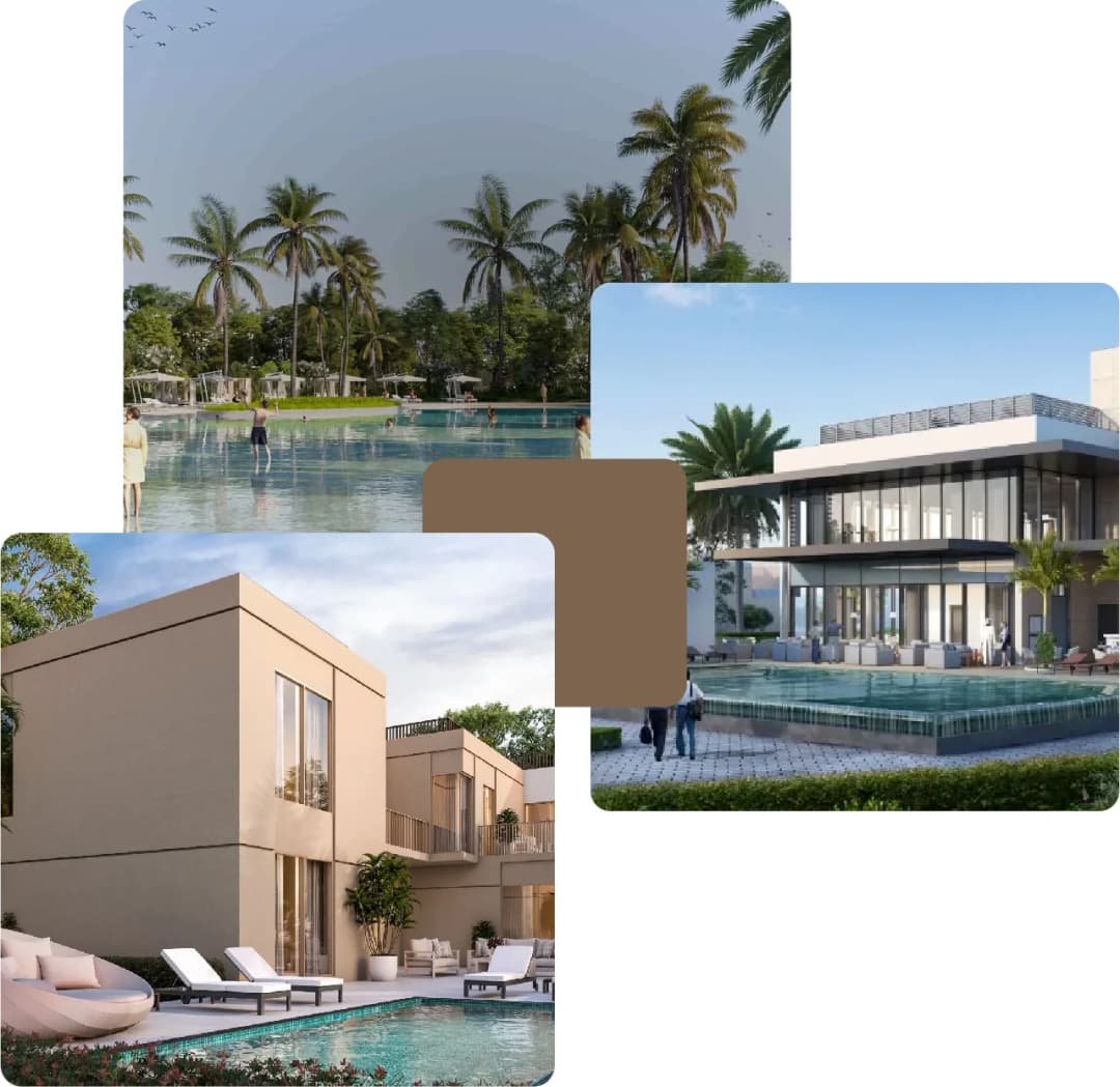 Resort-style villas and crystal lagoon living