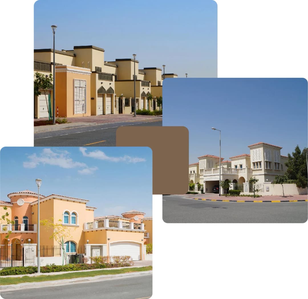 Contemporary townhouses in peaceful suburbs