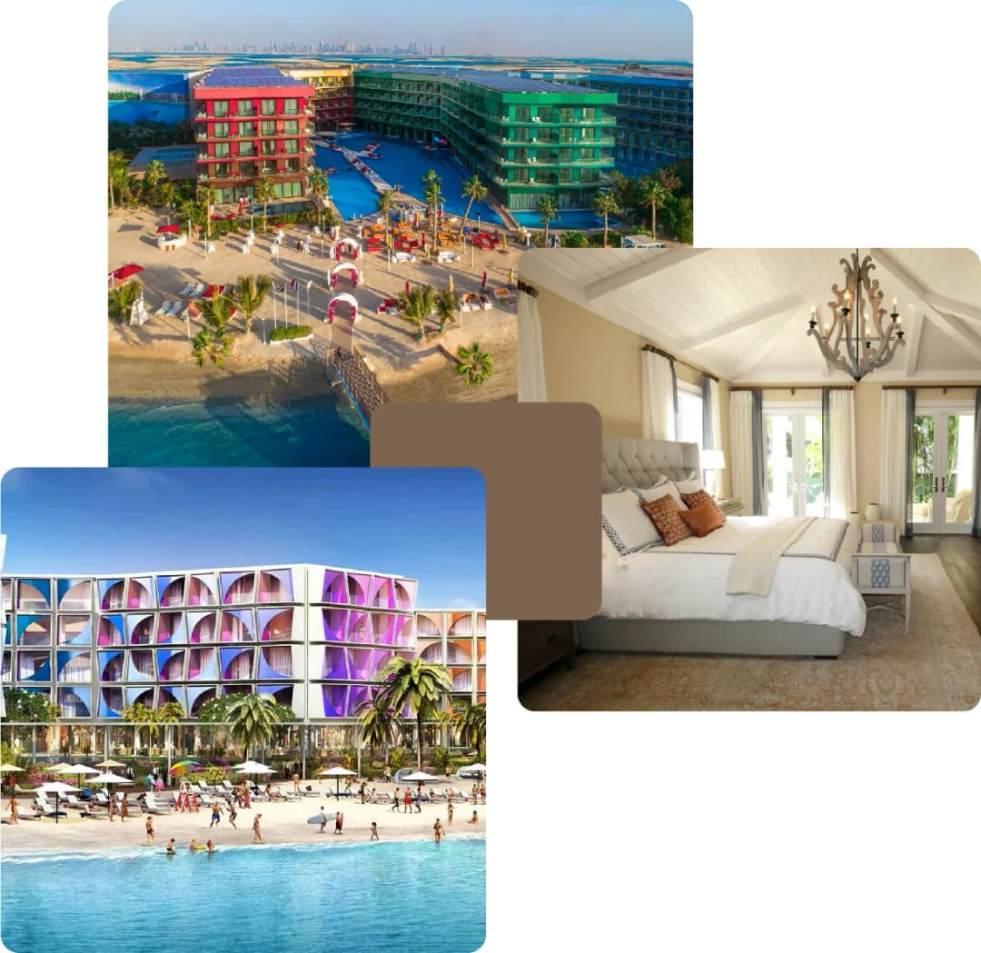 Floating villas and luxury marine developments