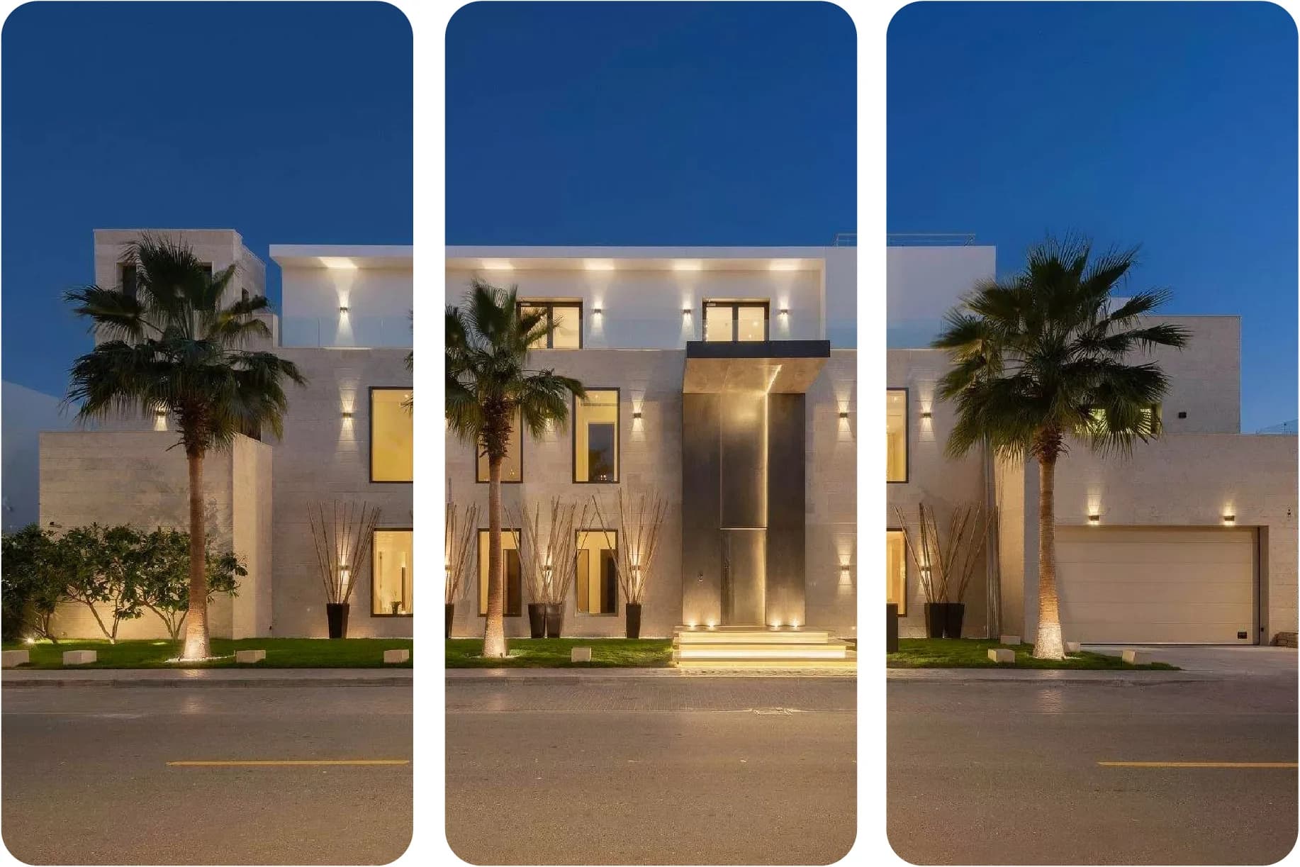 فيلا فاخرة على الشاطئ مع مسبح حديث وتراس