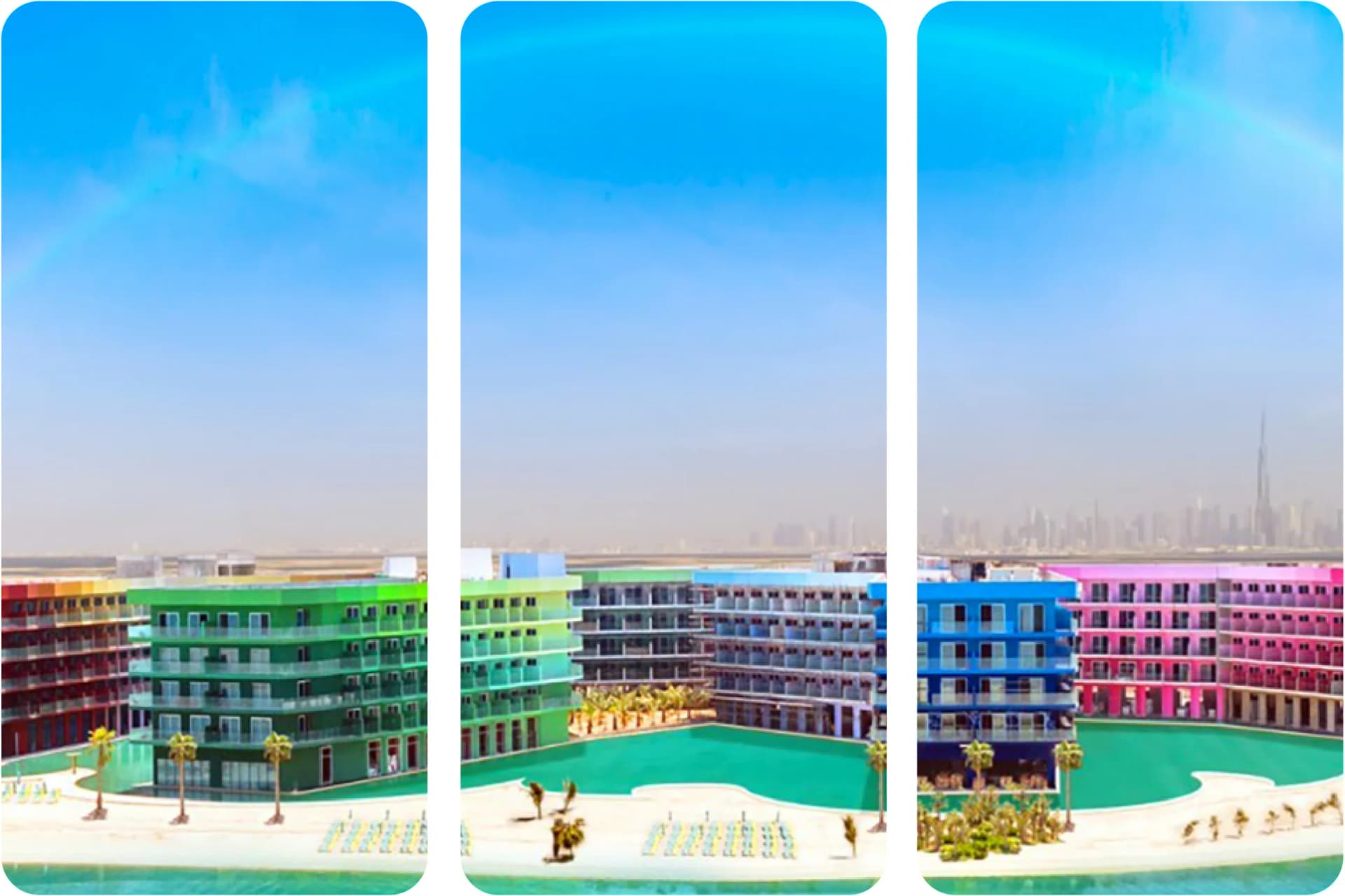 هندسة معمارية بطابع شتوي مع الثلج وتصميم عصري