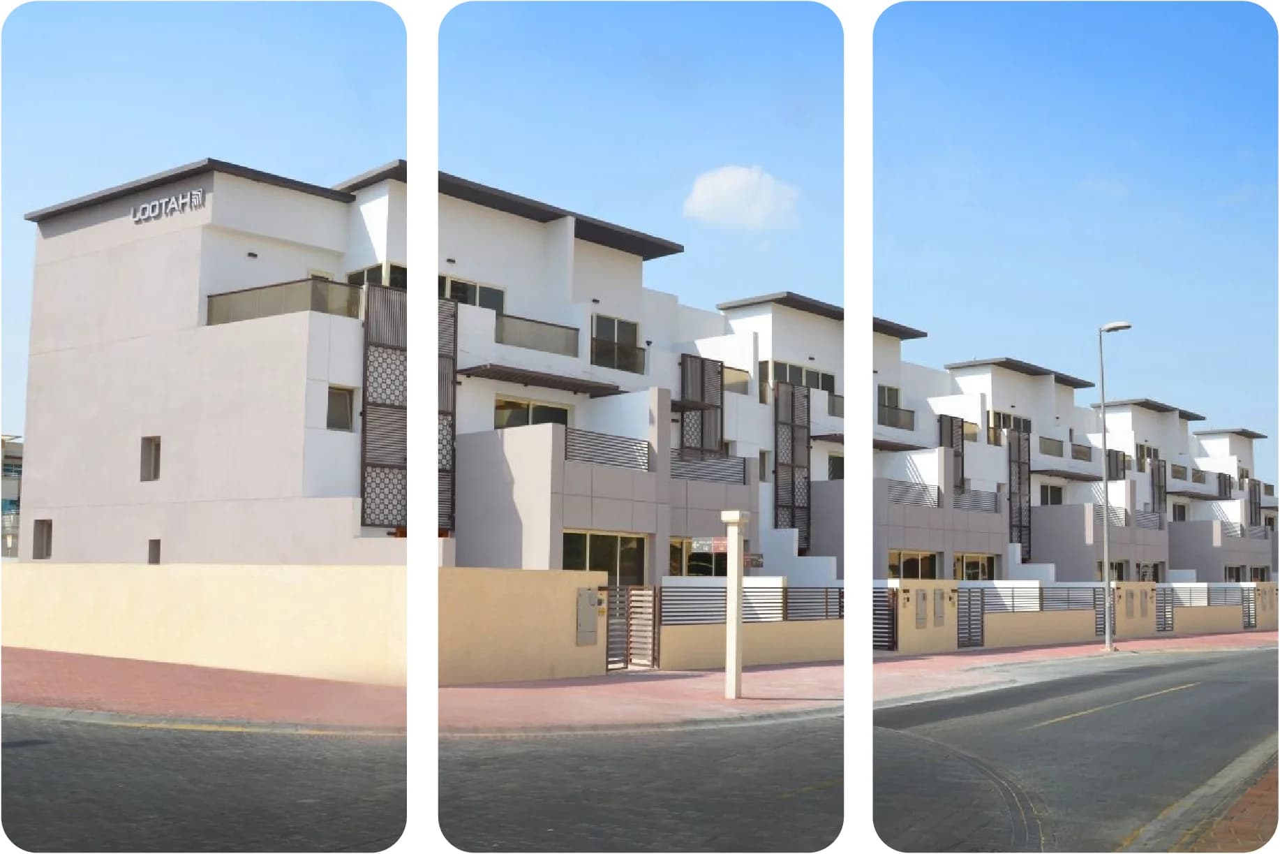 Contemporary townhouse with modern architectural design