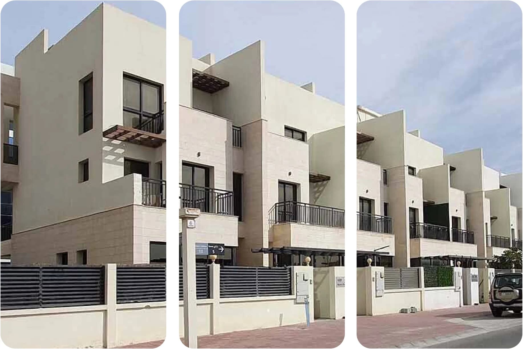 منزل تاون هاوس عصري ذو هندسة معمارية مميزة