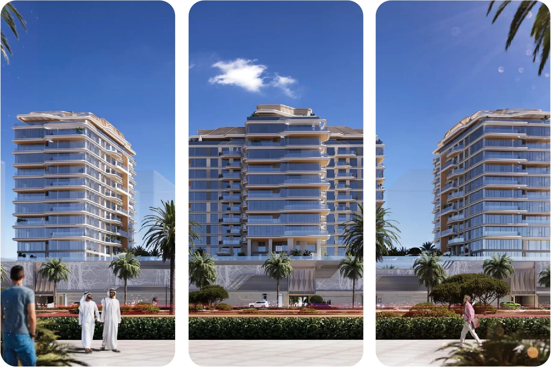 مبنى سكني فاخر حديث بتصميم فريد