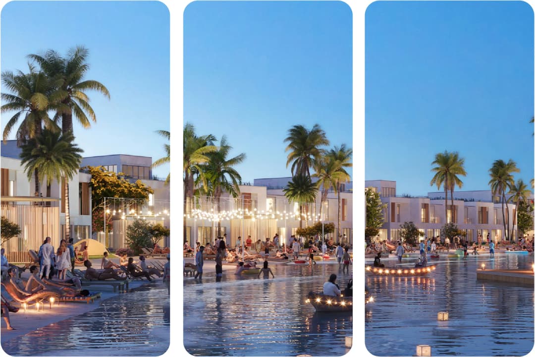 Residential pathway surrounded by lush greenery and flowers