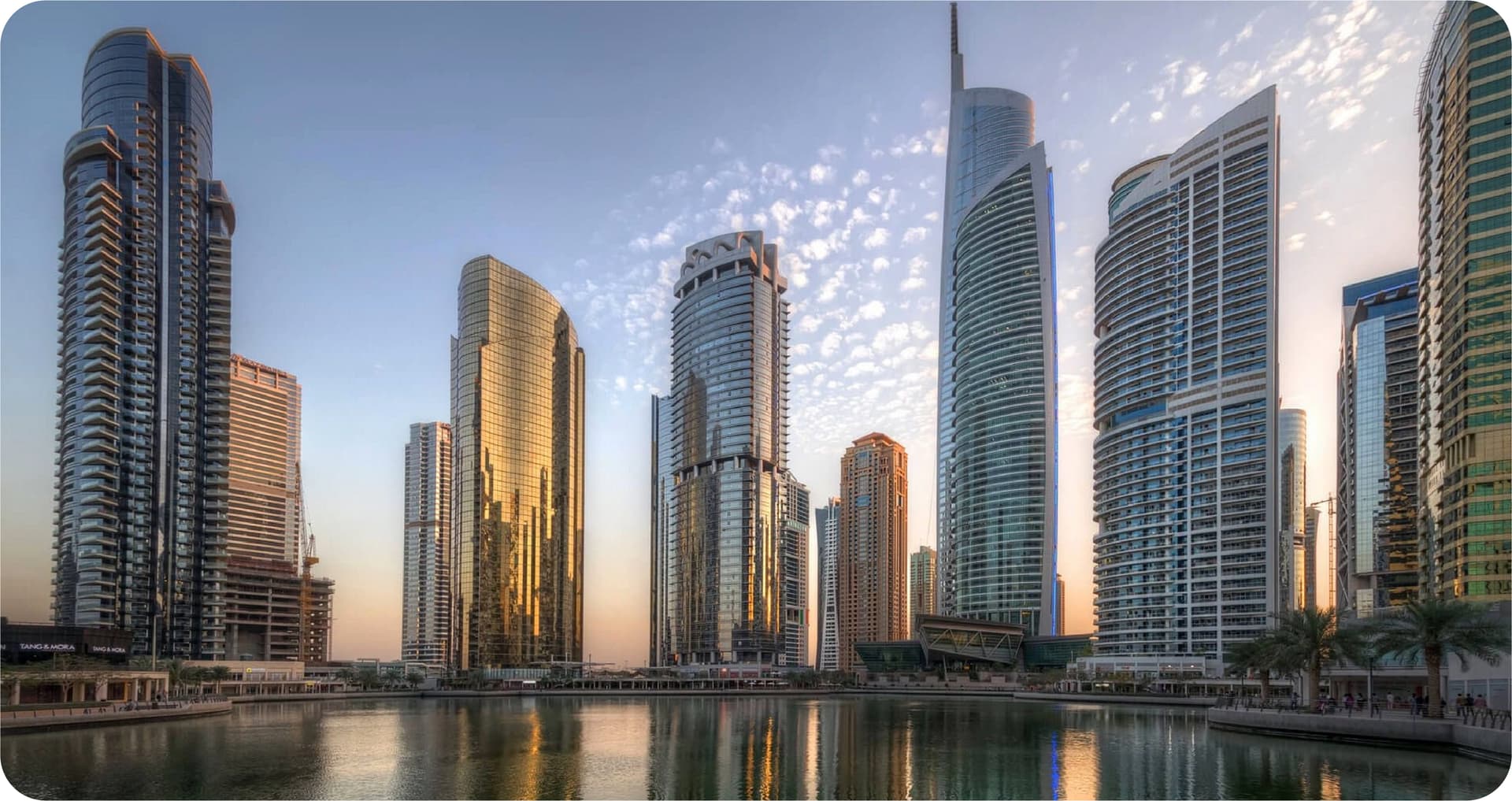 Jumeirah Lake Towers community in Dubai
