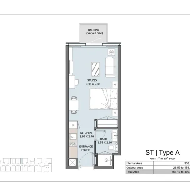 Floor plan for Verdana Phase 4 by Reportage Properties​