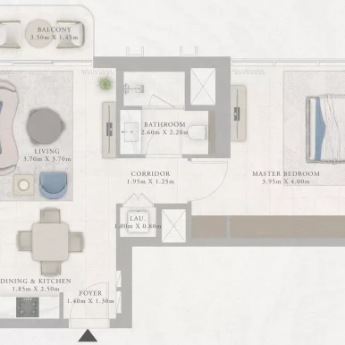 floor plan for apartment at marina views