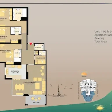 floor plan for riva residences