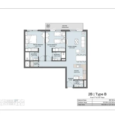 Floor plan for Verdana Phase 4 by Reportage Properties​