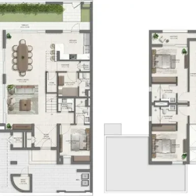 floor plan of The Heights Country Club and Wellness at Dubai Investment Park