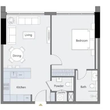 Rain by Object One at JVC Floor Plan