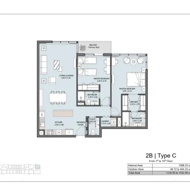 Floor plan for Verdana Phase 4 by Reportage Properties​