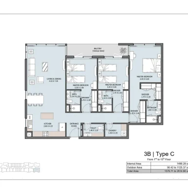 Floor plan for Verdana Phase 4 by Reportage Properties​