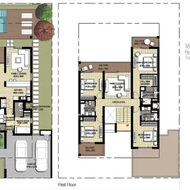 Floor plan of Golf Links at Emaar South