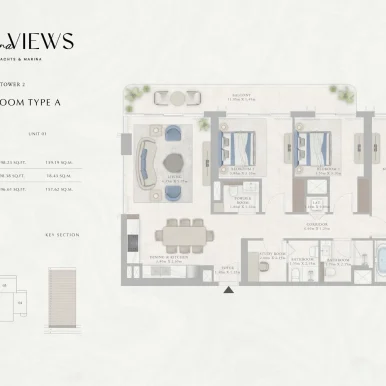 floor plan for marina views at rashid yachts