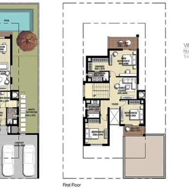 Golf Links, Emaar South floor plan