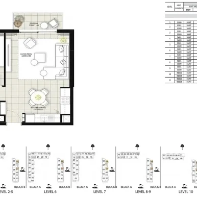 Floor plan for Golf Views Emaar South