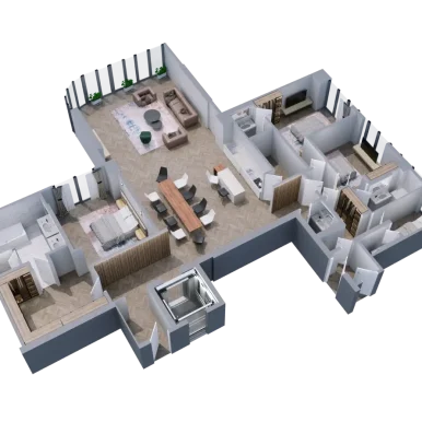 Floor plan for orla dorchester collection