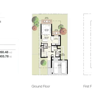 Floor plan of Golf Links at Emaar South