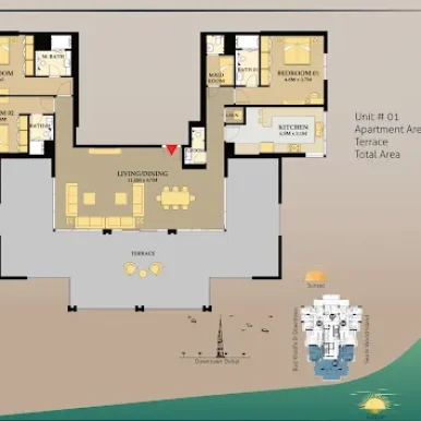 floor plan for riva residences