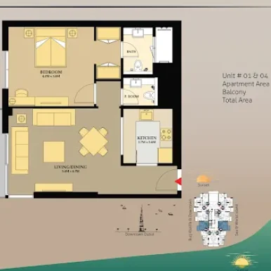 floor plan for riva residences