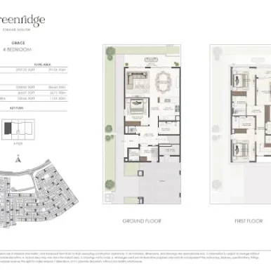 floorplan for greenridge, Dubai