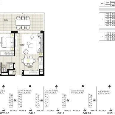 Floor plan for Golf Views Emaar South