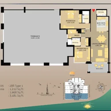 floor plan for riva residences