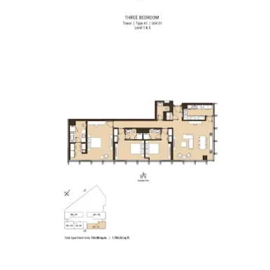 Residence 110 at Business Bay Floor Plan