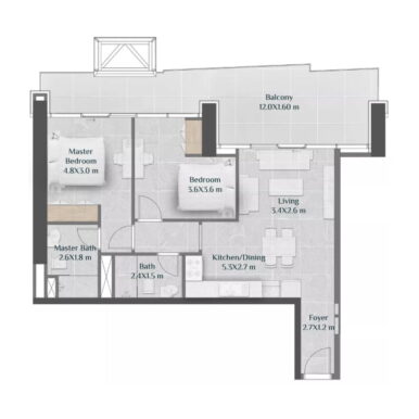 Skyhills Residences at Dubai Science Park Floor Plan