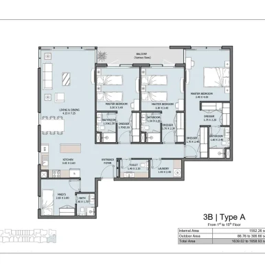 Floor plan for Verdana Phase 4 by Reportage Properties​