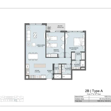 Floor plan for Verdana Phase 4 by Reportage Properties​