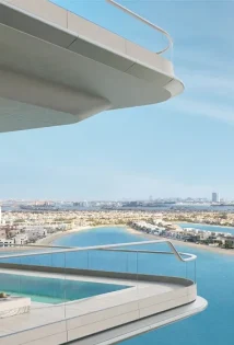 A balcony view from apartment of Orla Dorchester, Palm Jumeirah