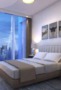 Bedroom apartment at Creek Gate Tower 2 at Dubai Creek Harbour