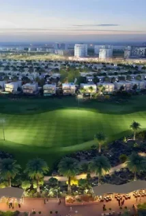 Golf field at evergreens, Dubai