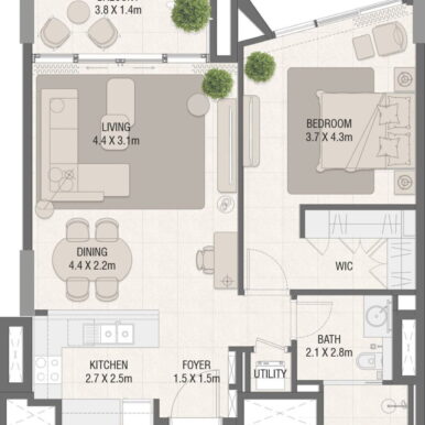 Design Quarter at Dubai Design District (D3) Floor Plan