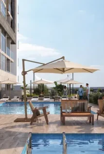 Swimming pool infront of the Verdana Phase 4 by Reportage Properties​