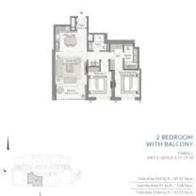 Creek Gate at Dubai Creek Harbour Floor Plan