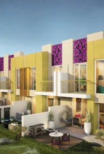 An exterior view of flats and apartments at Cavalli estate