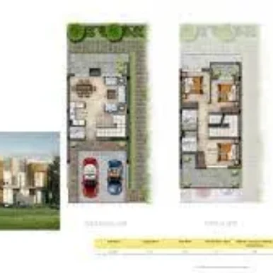 An upper section map of flats and apartments at Akoya Oxygen (Dubai Hills 2)