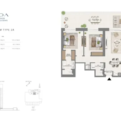 Vida Residences by Emaar at Dubai Hills Estate floor plan