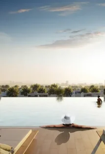 swimming pool at parkland Hills estate, Dubai