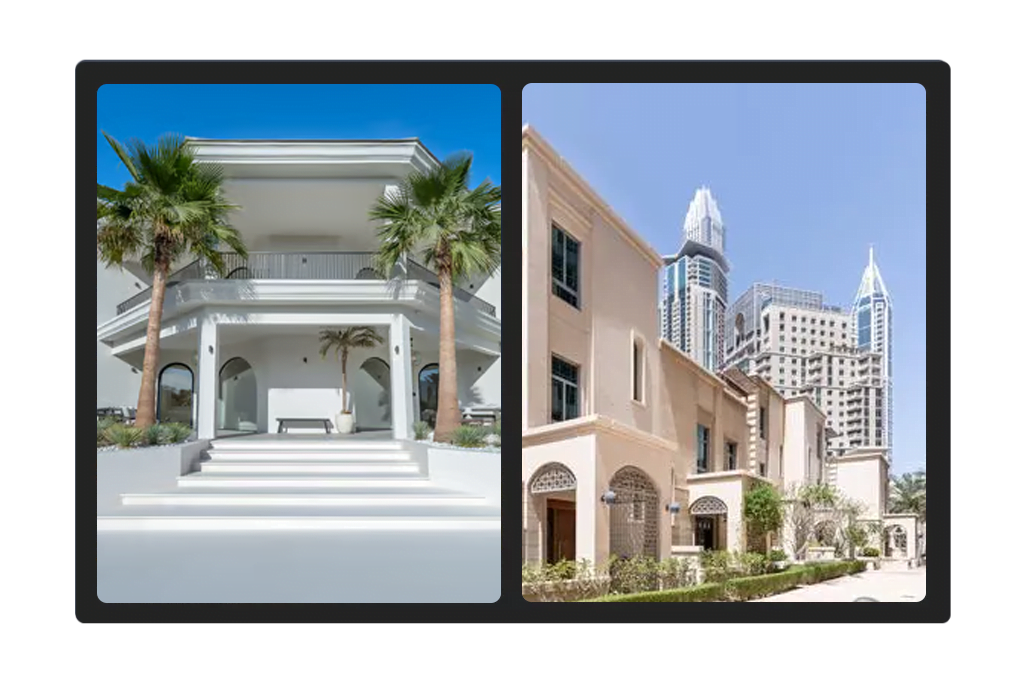 Types of Villas in Dubai Marina