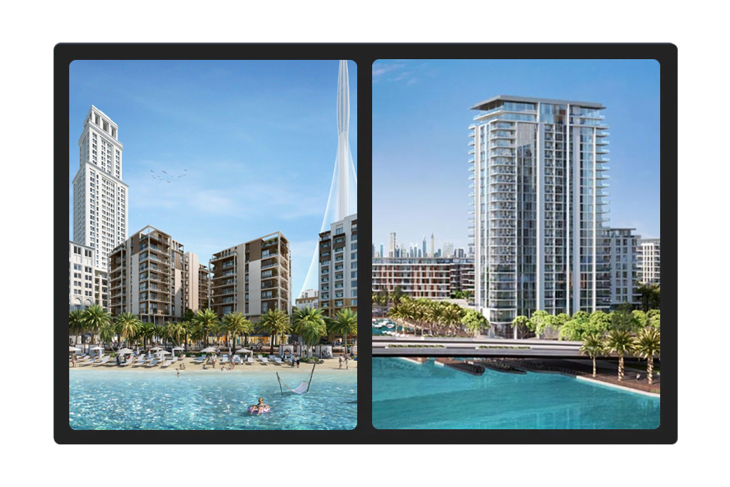 The villas for sale in Dubai Creek Harbour