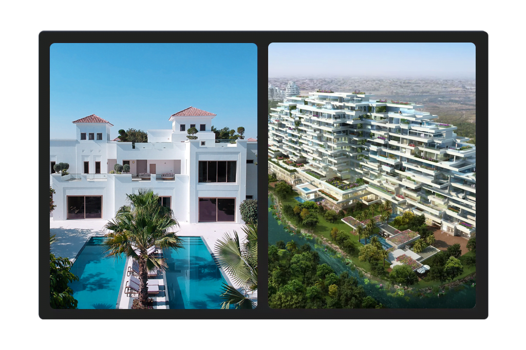 Views from the Al Barari Townhouses
