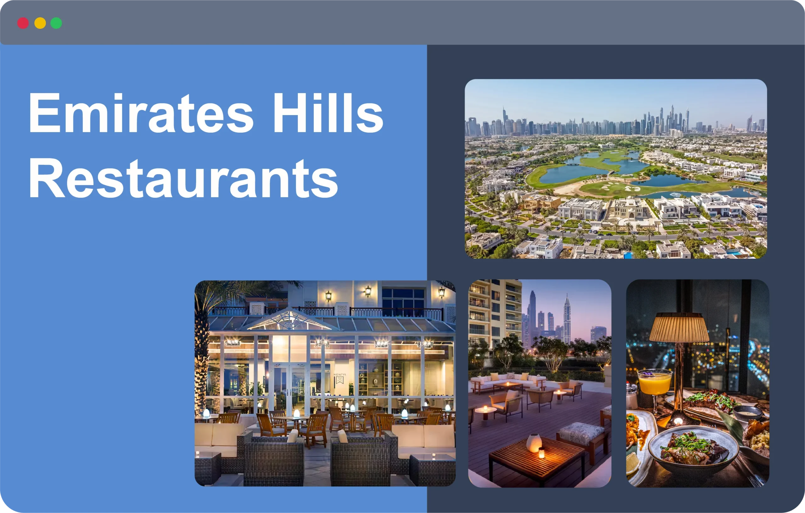 Emirate hills restaurant scaled